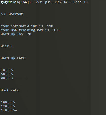 PowerShell: Email yourself a workout routine