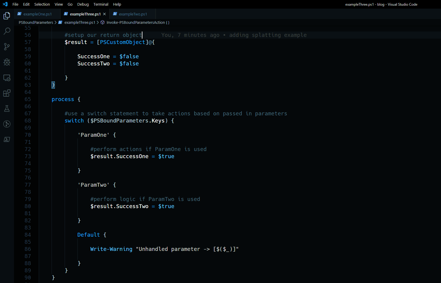 Using $PSBoundParameters in PowerShell